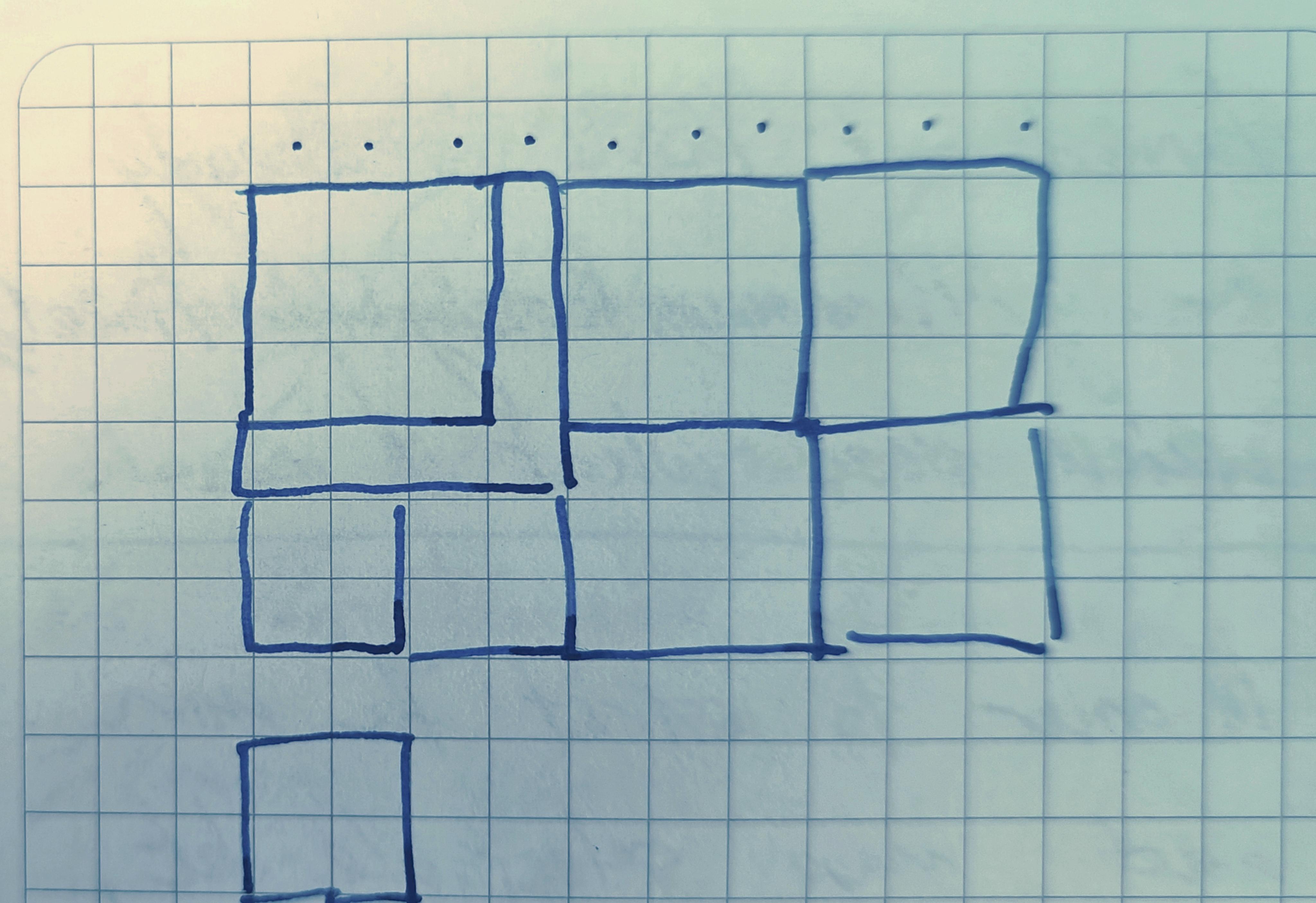 Drawing of the weather app layout